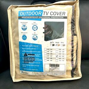 New 60-65” outdoor tv cover